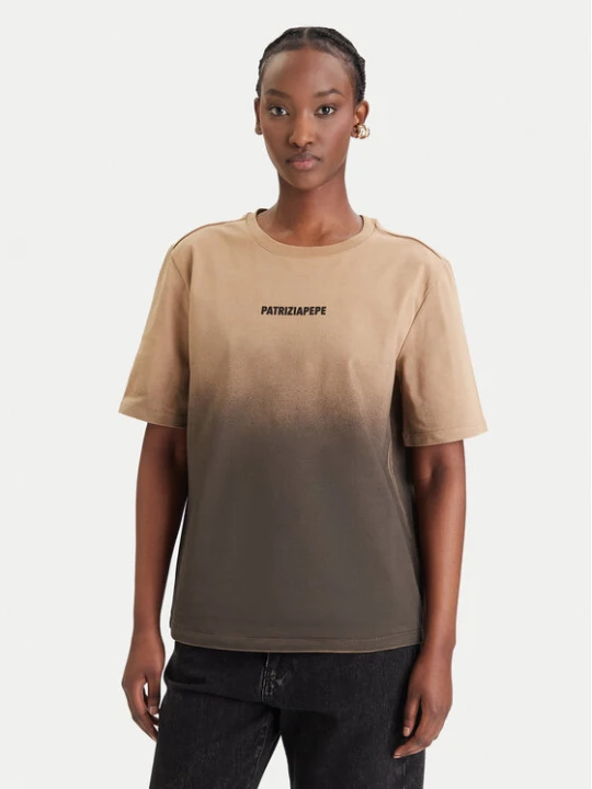 Zdjęcie produktu Patrizia Pepe T-Shirt 8M1828 / J366-FG71 Brązowy Relaxed Fit