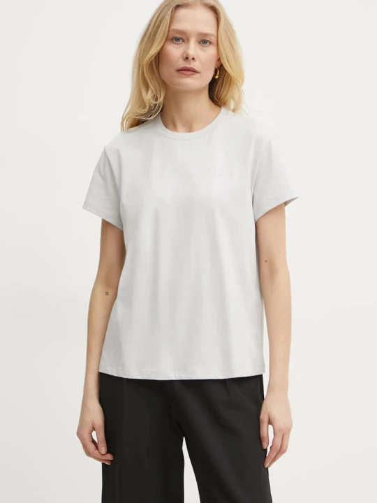 Zdjęcie produktu Patrizia Pepe t-shirt bawełniany szary