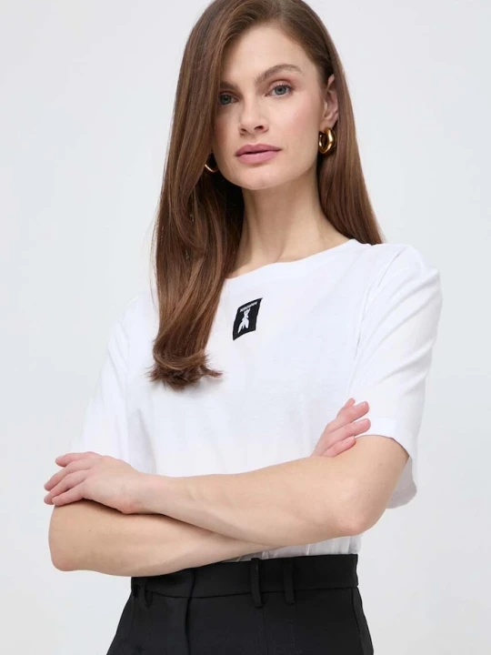 Zdjęcie produktu Patrizia Pepe T-shirt damski bawełniany biały