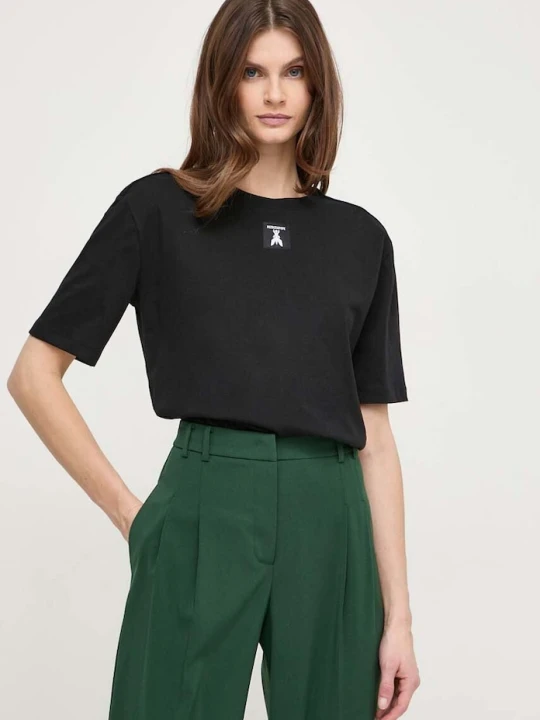 Zdjęcie produktu Patrizia Pepe T-shirt damski bawełniany czarny