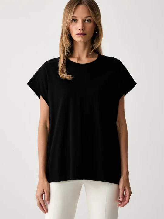 Zdjęcie produktu Patrizia Pepe T-shirt damski bawełniany czarny