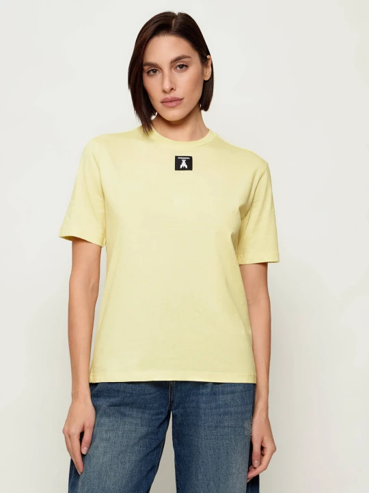 Zdjęcie produktu Patrizia Pepe T-shirt | Regular Fit żółty