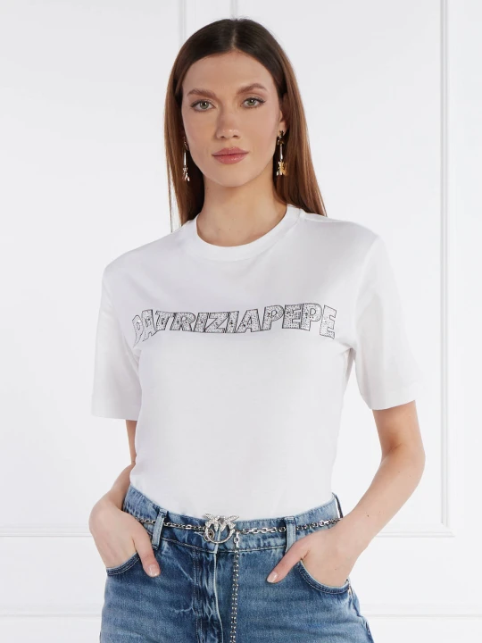 Zdjęcie produktu Patrizia Pepe T-shirt | Regular Fit biały