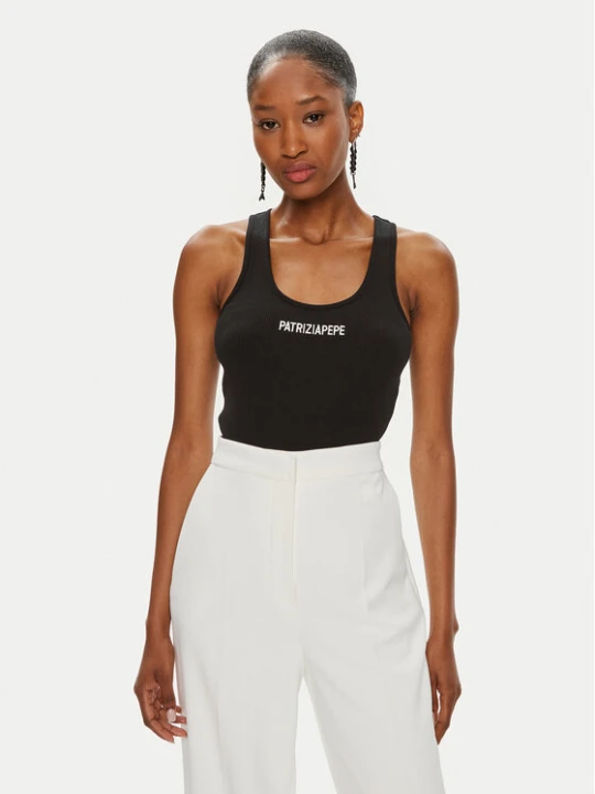 Zdjęcie produktu Patrizia Pepe Top 8M1617/J216-K103 Czarny Slim Fit