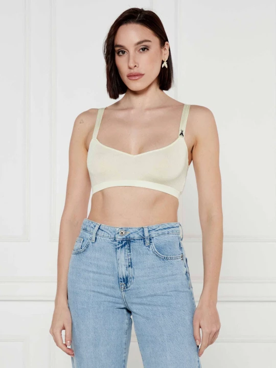 Zdjęcie produktu Patrizia Pepe Top | Slim Fit żółty