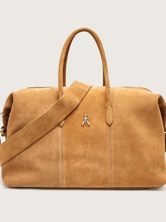 Zdjęcie produktu Patrizia Pepe Torba podróżna New Business | zamsz camel