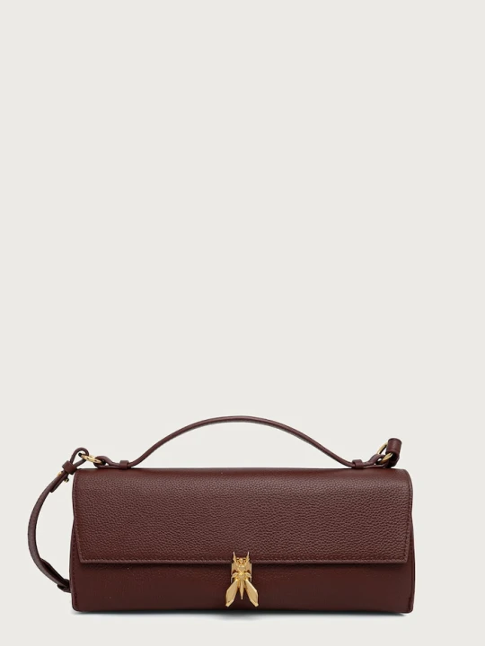 Zdjęcie produktu Patrizia Pepe torebka crossbody damska skórzana brązowy