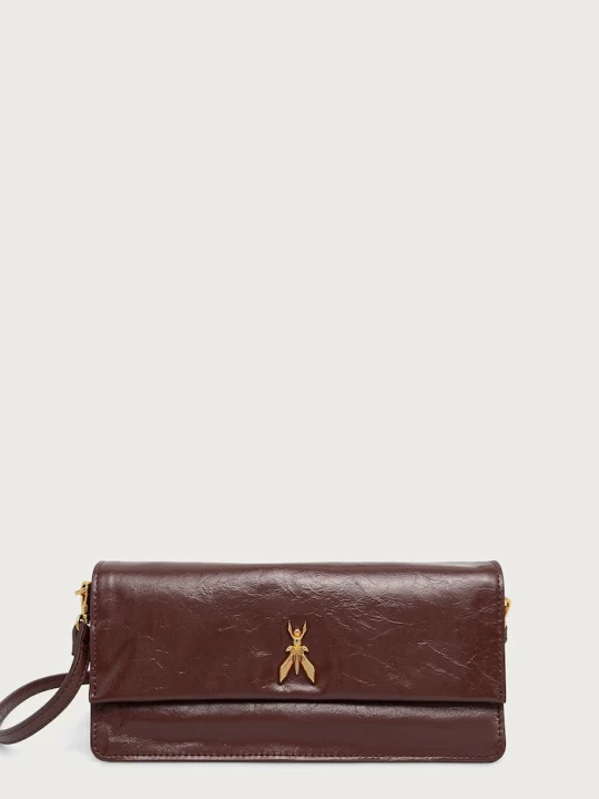 Zdjęcie produktu Patrizia Pepe torebka crossbody damska skórzana brązowy