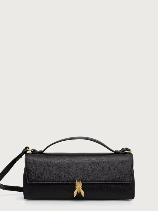Zdjęcie produktu Patrizia Pepe torebka crossbody damska skórzana czarny