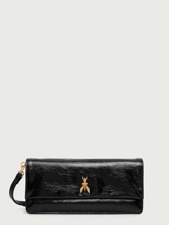 Zdjęcie produktu Patrizia Pepe torebka crossbody damska skórzana czarny