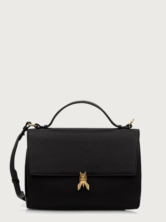 Zdjęcie produktu Patrizia Pepe torebka crossbody damska skórzana czarny