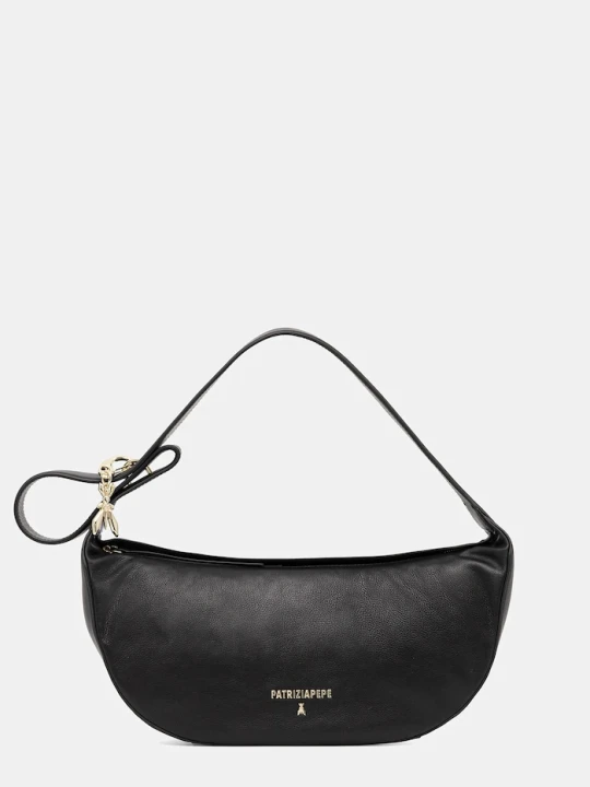 Zdjęcie produktu Patrizia Pepe torebka crossbody damska skórzana czarny