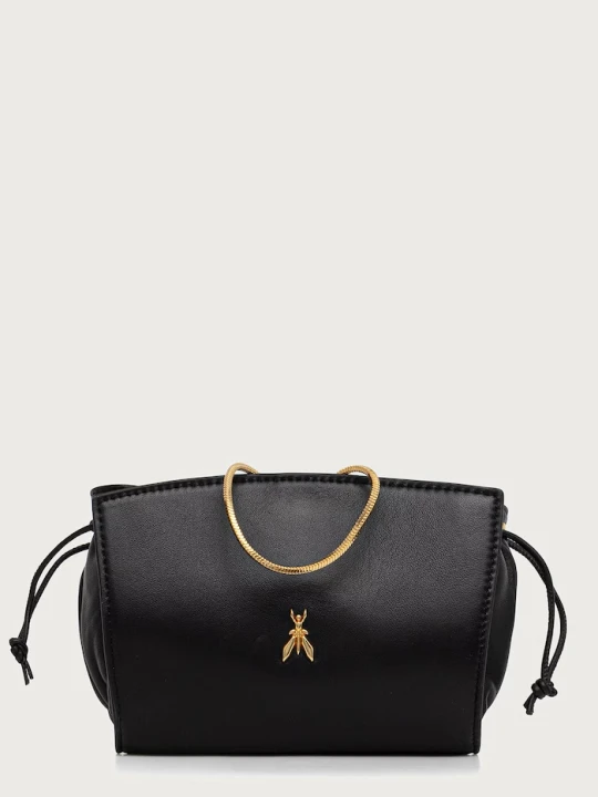 Zdjęcie produktu Patrizia Pepe torebka crossbody dziecięca skórzana czarny