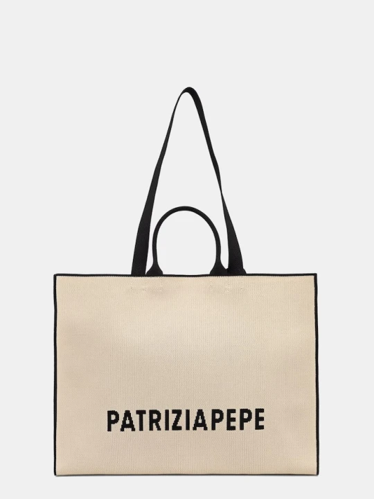 Zdjęcie produktu Patrizia Pepe torebka tote damska beżowy