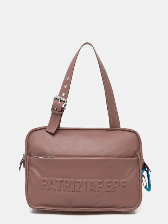 Zdjęcie produktu Patrizia Pepe torebka tote damska skórzana różowy