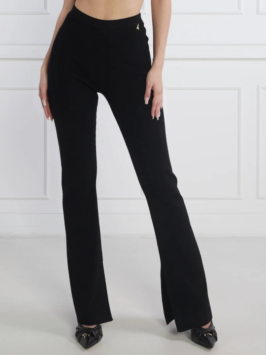 Zdjęcie produktu Patrizia Pepe Wełniane spodnie | flare fit czarny