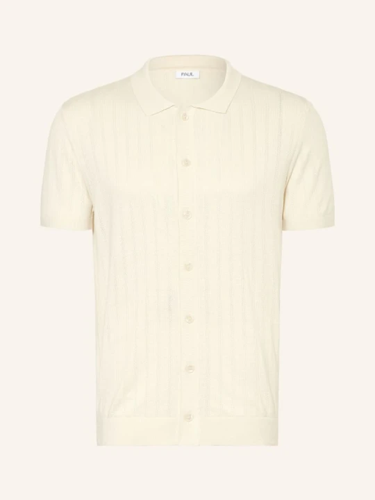 Zdjęcie produktu Paul Bluzka Z Dzianiny Slim Fit beige ECRU