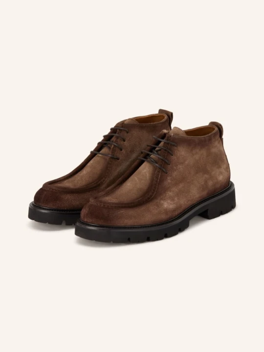 Zdjęcie produktu Paul Buty Sznurowane beige CIEMNOBRĄZOWY