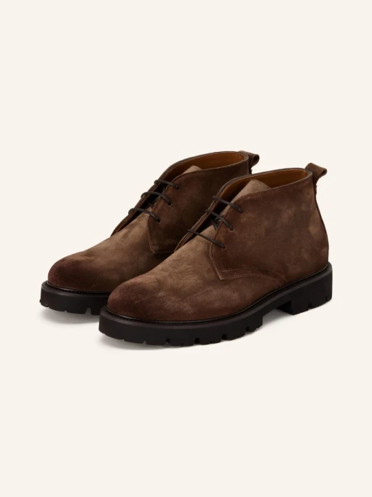 Zdjęcie produktu Paul Buty Sznurowane beige CIEMNOBRĄZOWY