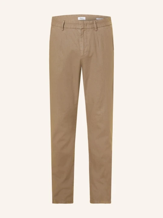 Zdjęcie produktu Paul Chino Regular Fit Z Lnem gruen OLIWKOWY