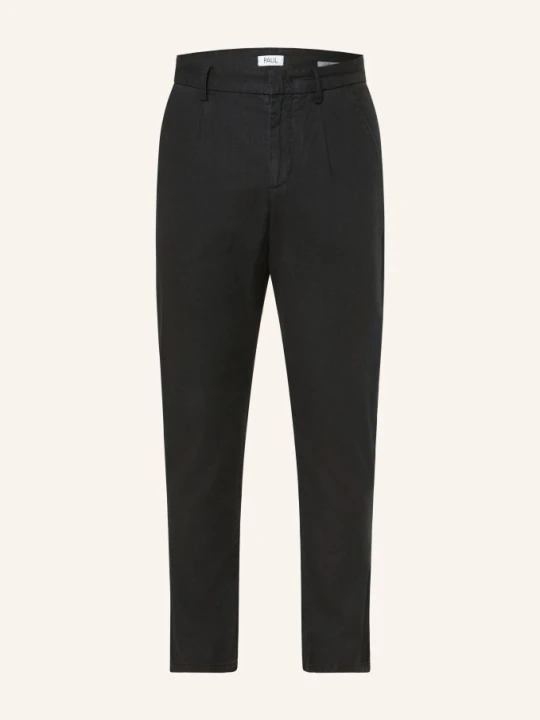 Zdjęcie produktu Paul Chino Regular Fit Z Lnem schwarz CZARNY