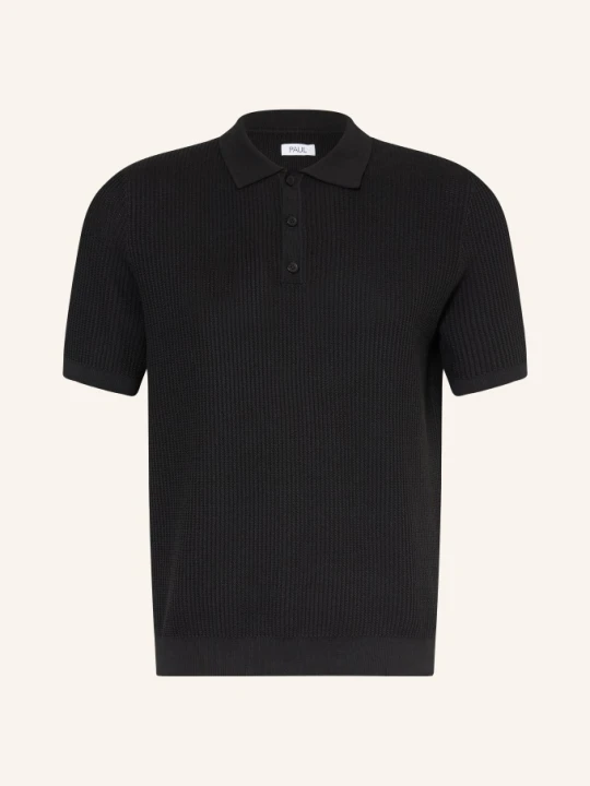 Zdjęcie produktu Paul Dzianinowa Koszulka Polo schwarz CZARNY