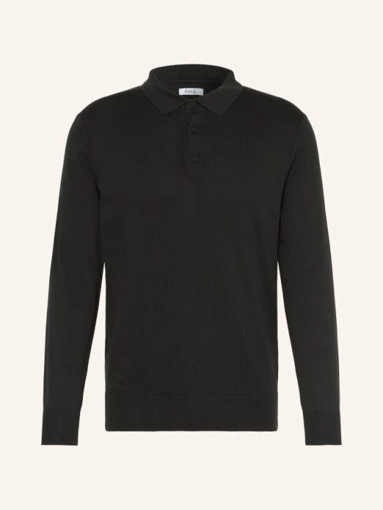 Zdjęcie produktu Paul Dzianinowa Koszulka Polo schwarz CZARNY