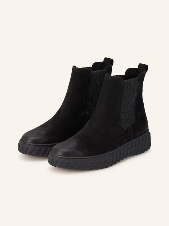 Zdjęcie produktu Paul Green Botki Chelsea Z Wełną Merino schwarz CZARNY