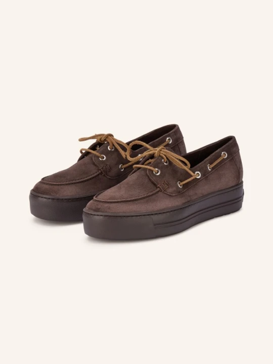 Zdjęcie produktu Paul Green Buty Żeglarskie Grain braun CIEMNOBRĄZOWY