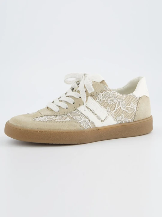 Zdjęcie produktu Paul Green Skórzane sneakersy w kolorze beżowo-białym rozmiar: 38