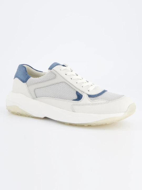 Zdjęcie produktu Paul Green Skórzane sneakersy w kolorze niebiesko-szaro-kremowym rozmiar: 36