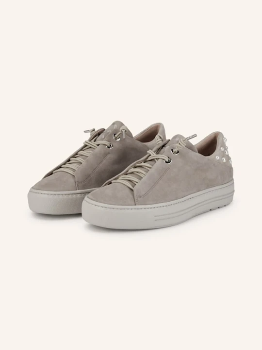 Zdjęcie produktu Paul Green Sneakersy Z Ozdobnymi Perełkami beige
