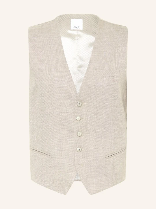 Zdjęcie produktu Paul Kamizelka Do Garnituru Slim Fit beige