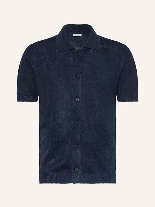 Zdjęcie produktu Paul Koszula Z Dzianiny Comfort Fit Z Lnu blau GRANATOWY