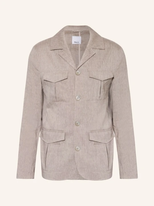 Zdjęcie produktu Paul Koszula Z Lnu beige JASNOBRĄZOWY