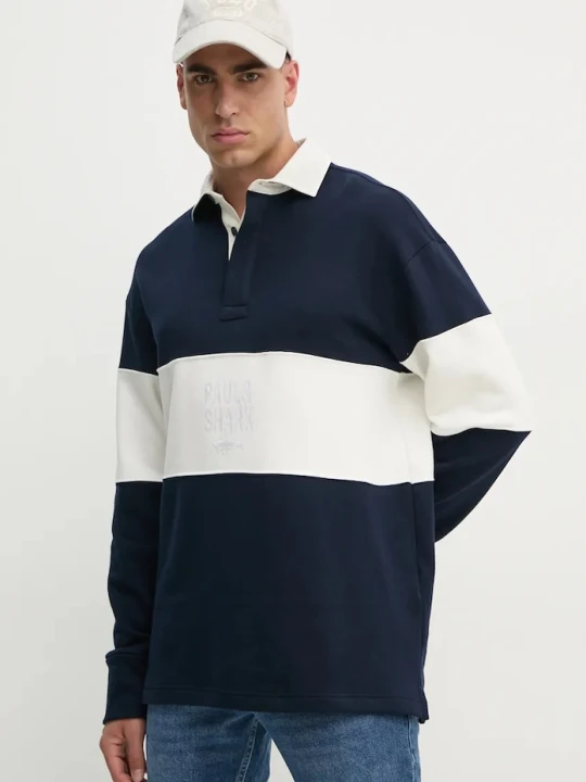 Zdjęcie produktu Paul&Shark bluza bawełniana granatowy
