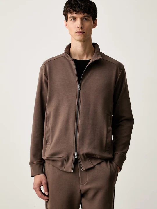 Zdjęcie produktu Paul&Shark bluza męska z bawełną brązowy