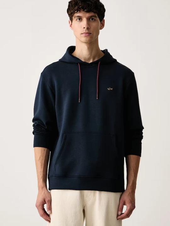 Zdjęcie produktu Paul&Shark bluza z kapturem męska z modalem granatowy