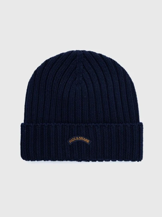 Zdjęcie produktu Paul&Shark czapka beanie męska wełniana granatowy
