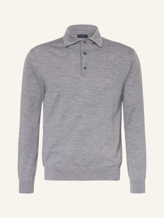 Zdjęcie produktu Paul & Shark Dzianinowa Koszulka Polo O Regularnym Kroju, Wykonana Z Wełny Merynosowej grau Paul&Shark SZARY