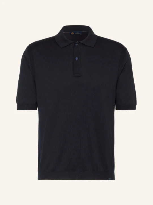 Zdjęcie produktu Paul & Shark Dzianinowa Koszulka Polo Z Jedwabiem blau Paul&Shark GRANATOWY