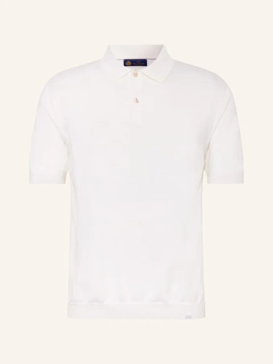 Zdjęcie produktu Paul & Shark Dzianinowa Koszulka Polo Z Jedwabiem weiss Paul&Shark BIAŁY