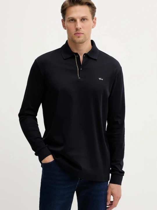 Zdjęcie produktu Paul&Shark longsleeve bawełniany Knitwear granatowy