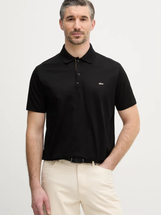Zdjęcie produktu Paul&Shark polo bawełniane czarny