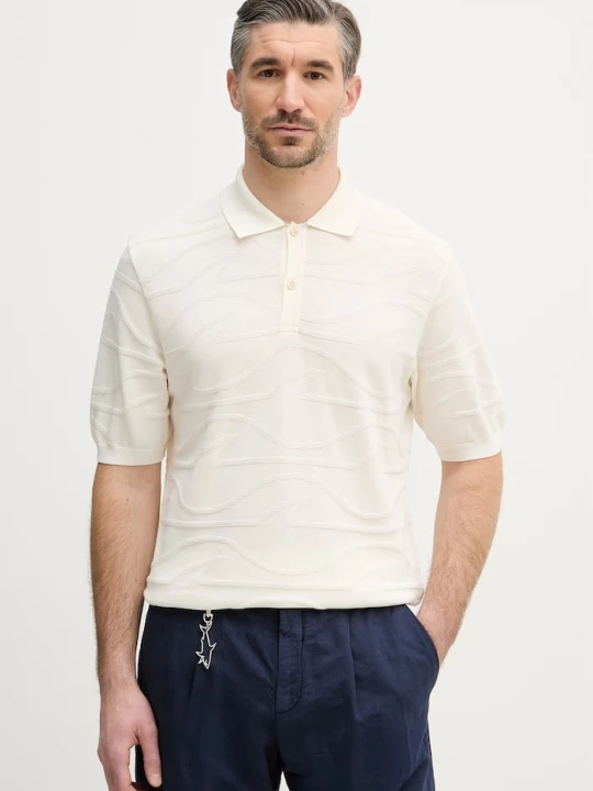 Zdjęcie produktu Paul&Shark polo bawełniane beżowy