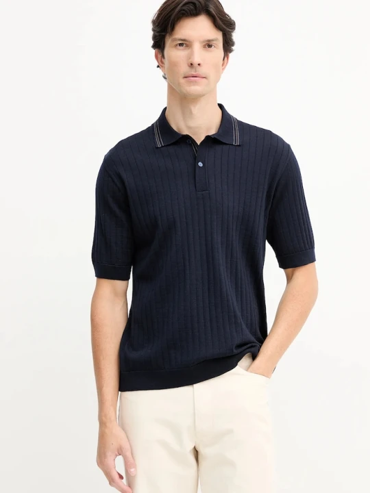 Zdjęcie produktu Paul&Shark polo wełniane Knitwear granatowy