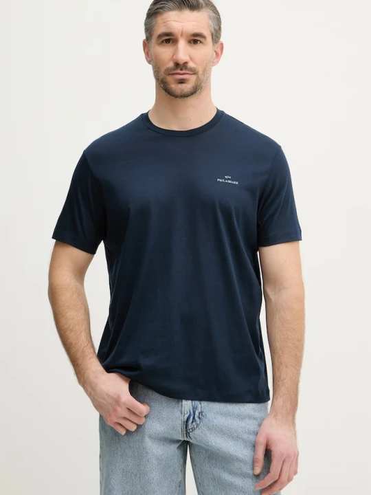 Zdjęcie produktu Paul&Shark T-shirt męski z lyocellem granatowy