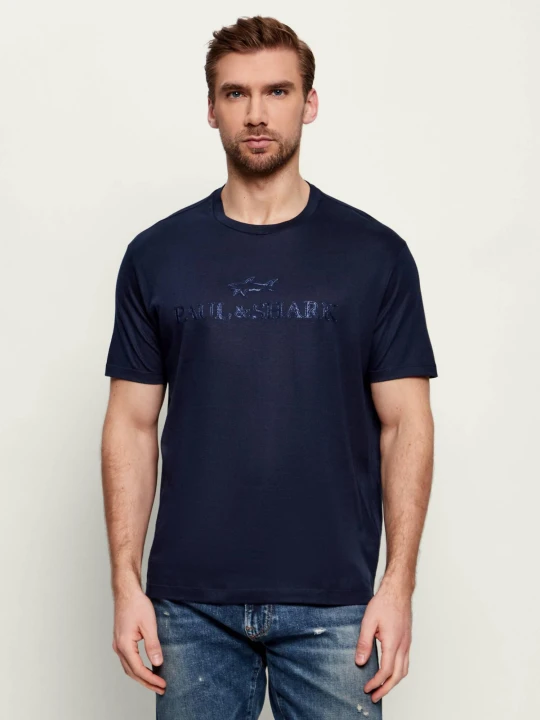 Zdjęcie produktu Paul&Shark T-shirt | Regular Fit granatowy