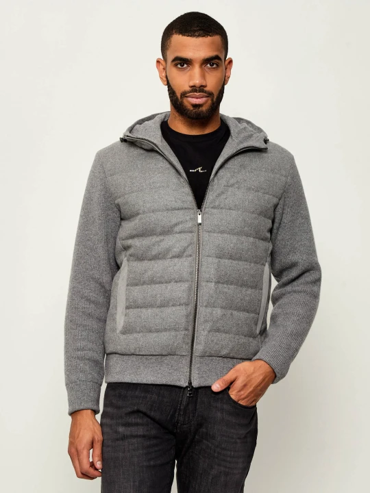 Zdjęcie produktu Paul&Shark Wełniana kurtka | Regular Fit | z dodatkiem kaszmiru szary