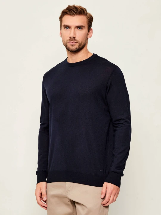 Zdjęcie produktu Paul&Shark Wełniany sweter | Regular Fit granatowy